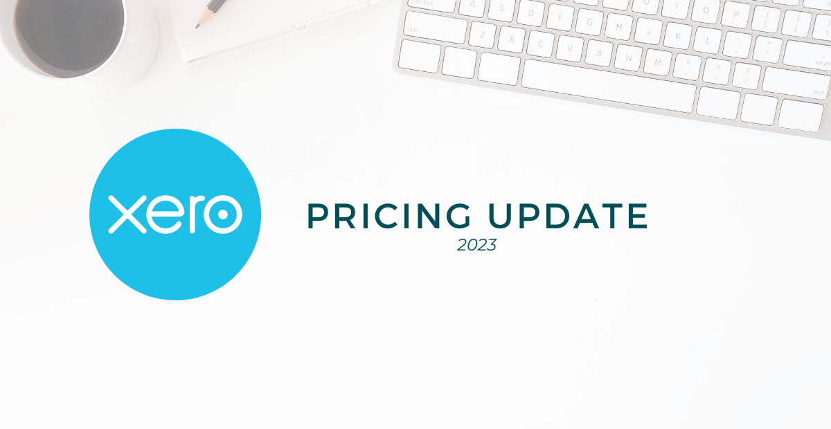 Xero pricing update 2023